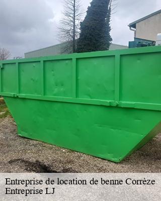 Entreprise de location de benne 19 Corrèze  Entreprise LJ