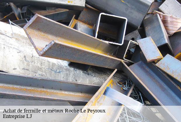 Achat de ferraille et métaux  roche-le-peyroux-19160 Entreprise LJ