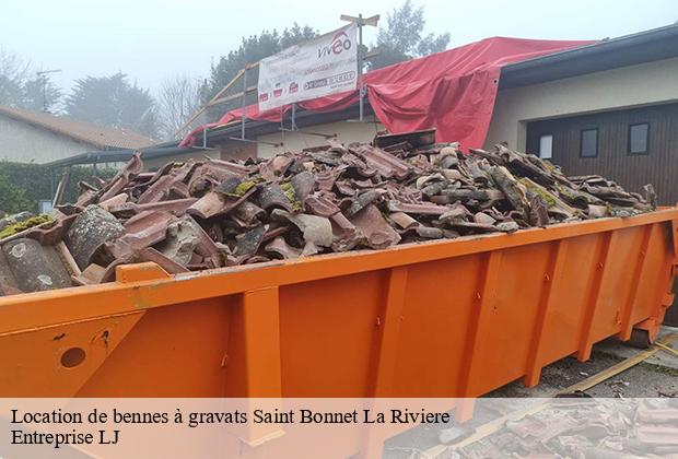 Location de bennes à gravats  saint-bonnet-la-riviere-19130 Entreprise LJ