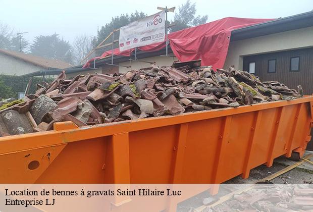 Location de bennes à gravats  saint-hilaire-luc-19160 Entreprise LJ