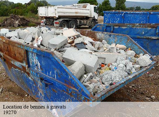 Location de bennes à gravats  saint-pardoux-l-ortigier-19270 Entreprise LJ