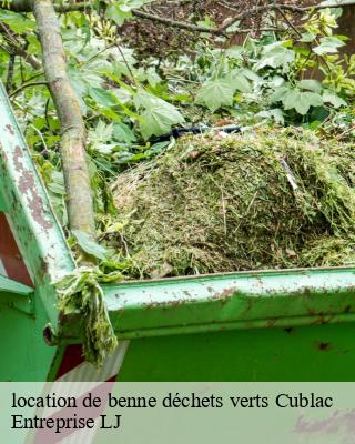 location de benne déchets verts  cublac-19520 Entreprise LJ