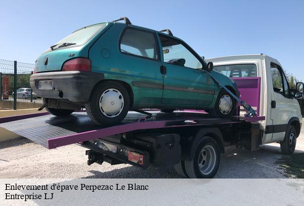 Enlevement d'épave  perpezac-le-blanc-19310 Entreprise LJ